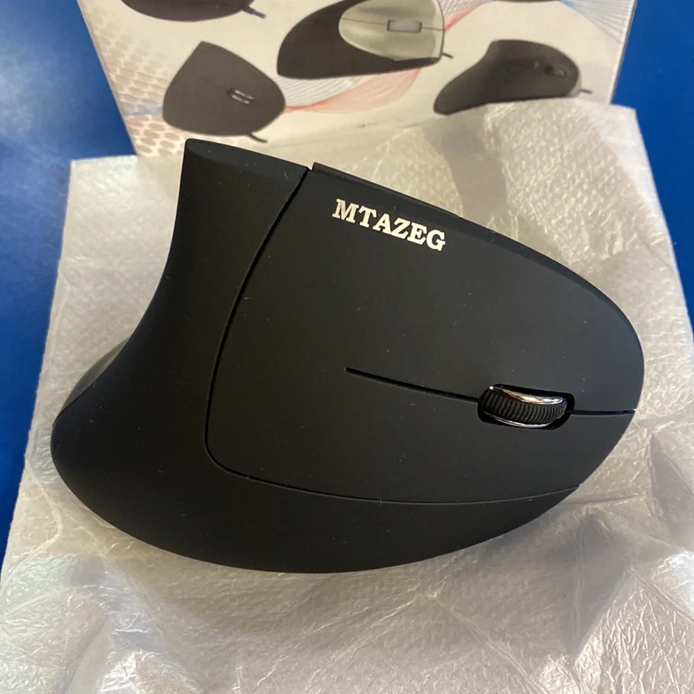 New Open Box Untested Optical Vertical Mouse Speed Adjustable